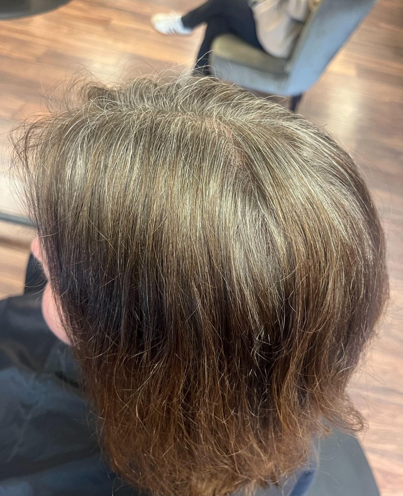 Before gray transition by Shiana at Salon Enso