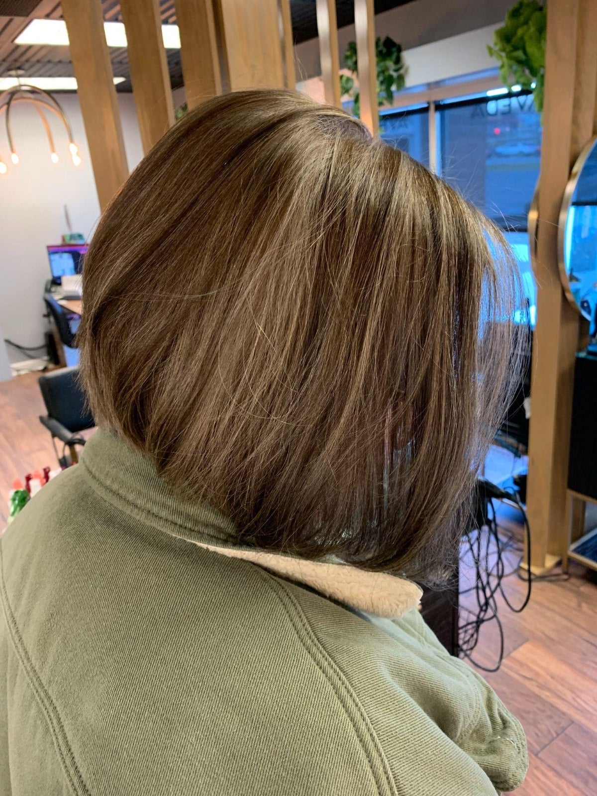 After gray transition by Shiana at Salon Enso