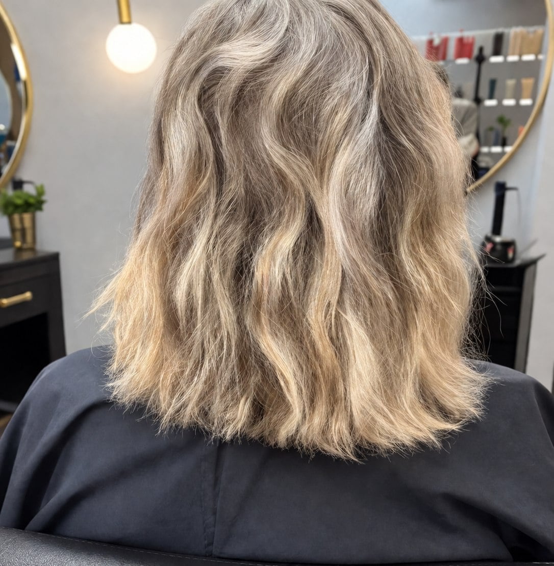 Before gray transition by Sid at Salon Enso