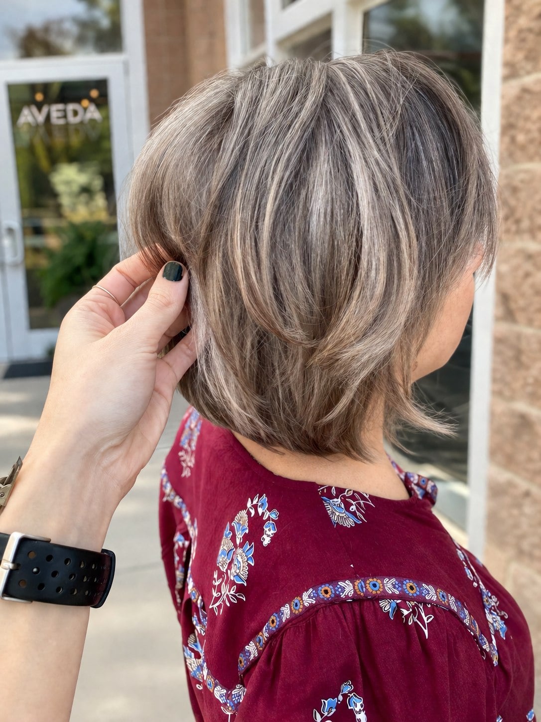 After gray transition by Sid at Salon Enso